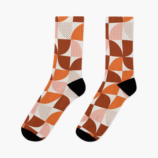 Item preview, Mid Century Modern Abstract Shapes - Earthy Colors designed and sold by PeachyLitchi.