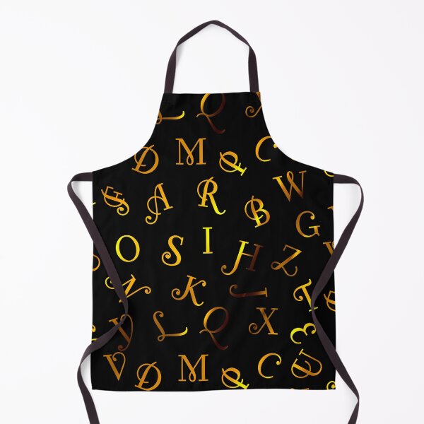 Item preview, Golden alphabets  designed and sold by DigitalArtTrend.