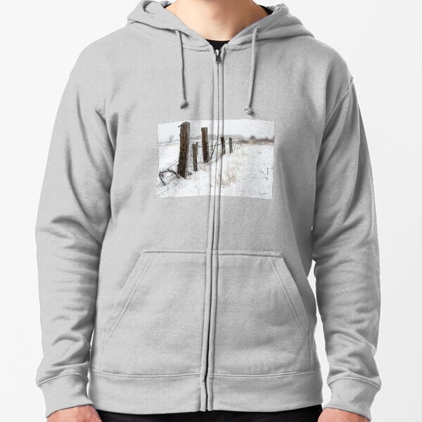 Winter On The Farm Zipped Hoodie