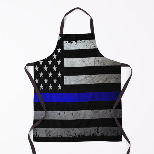 Item preview, Thin Blue Line Grunge American Flag designed and sold by artistwill.