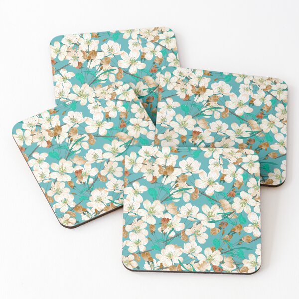Item preview, Apple Flower Blue designed and sold by Sanna Kuusimurto.
