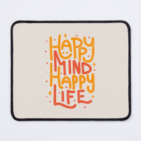 Item preview, Happy Mind Happy Life by Tobe Fonseca designed and sold by Tobe Fonseca®.