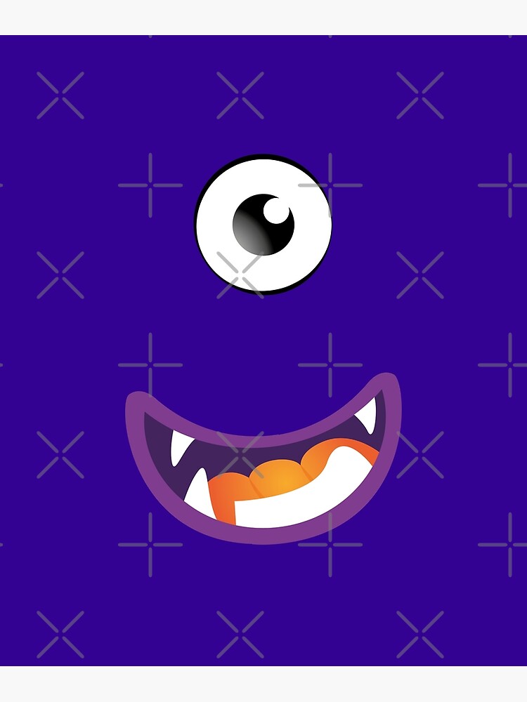 "one eye funny cartoon character 01. " Poster for Sale by elmanchour