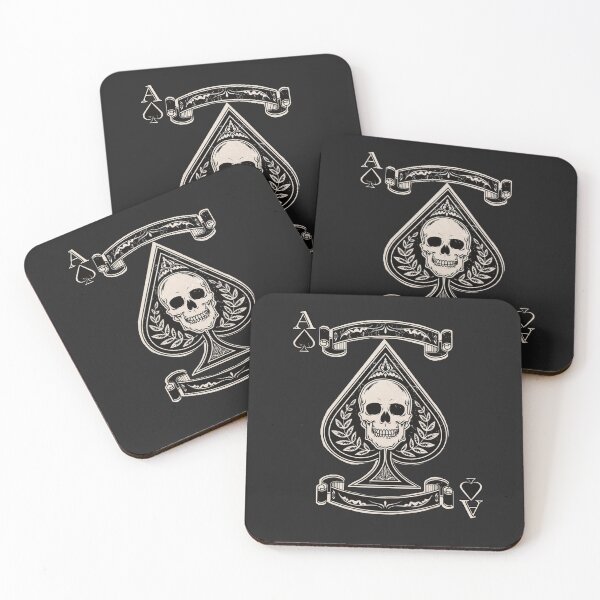 Item preview, Ace of Spades Skull Heavy Metal Gothic Rock Lover Biker Gift designed and sold by zicutza.