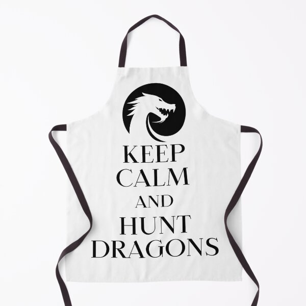 Item preview, keep calm and hunt dragons black designed and sold by STYLEPLUS.