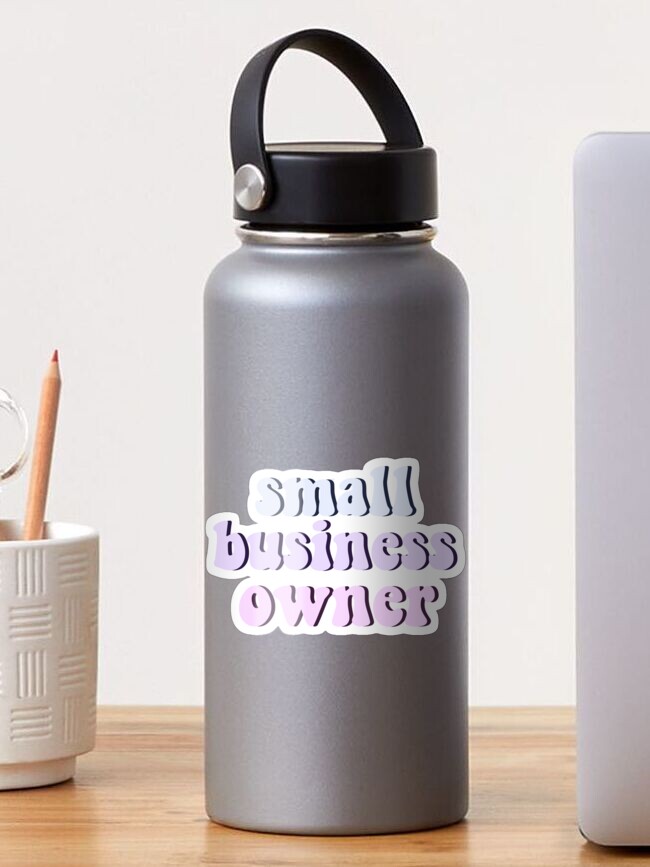 Thumbnail 1 of 3, Sticker, Small Business Owner designed and sold by ViviTV.