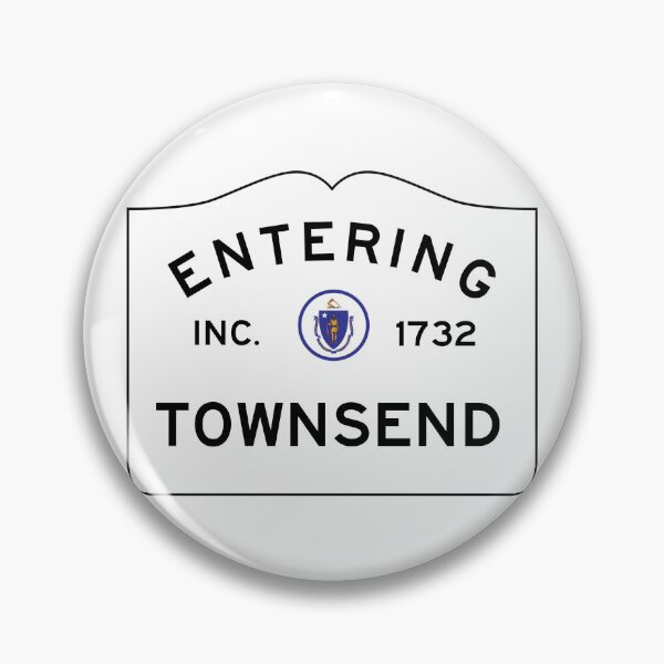 Item preview, Entering Townsend Massachusetts - Commonwealth of Massachusetts Road Sign  designed and sold by NewNomads.