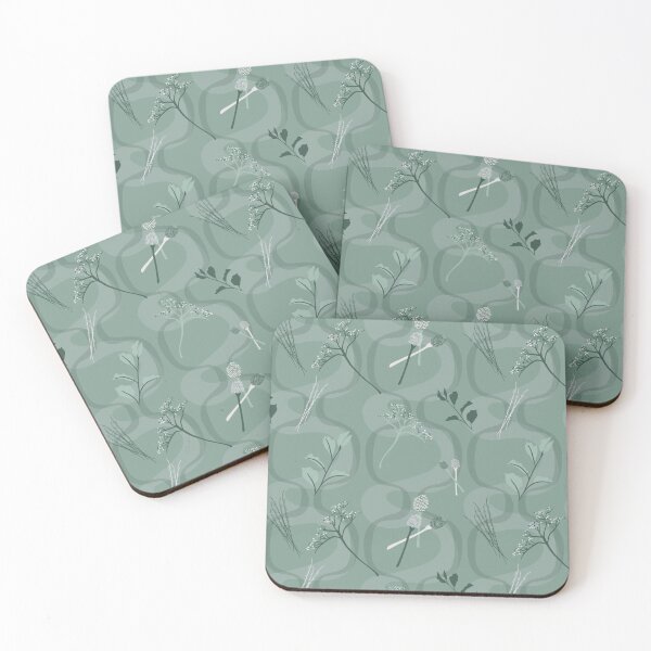 Item preview, Twigs and Turns Green designed and sold by fullermusings.