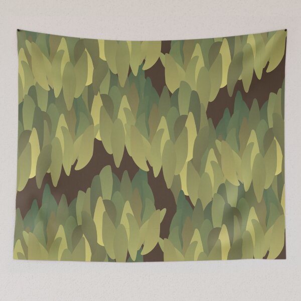 Item preview, Leaves Draping Zig-Zag Half-Drop Repeat 5748 designed and sold by Art in My Loft.