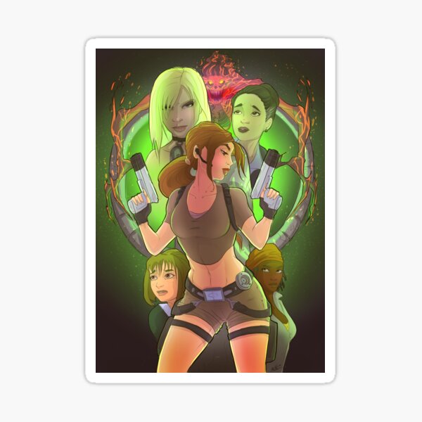 Lara Croft Tomb Raider Legend Sticker