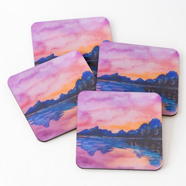 Item preview, Sunset at Jenny Lake designed and sold by ArinasFineArt.
