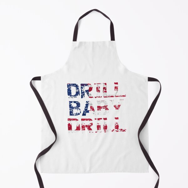 Item preview, drill baby drill with usa flag designed and sold by MoonBoutiq.