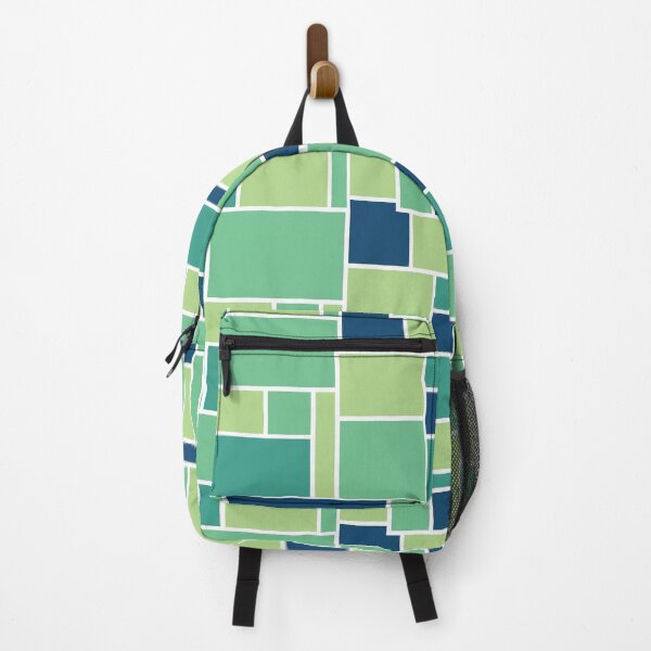 Item preview, Geometric Green & Blue Abstract designed and sold by PeachyLitchi.