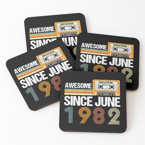 Item preview, Awesome Since June 1982 | 40th birthday | vintage June 1982 designed and sold by AMINE  ★★★★★.