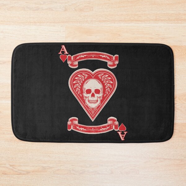 Item preview, Ace of Hearts Skull Heavy Metal Gothic Rock Lover Biker Gift designed and sold by zicutza.