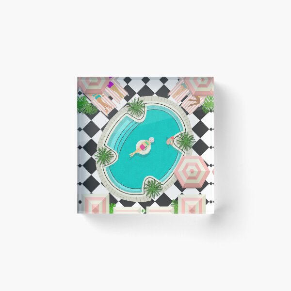 Item preview, Pink and Black Pool designed and sold by jenbucheli.