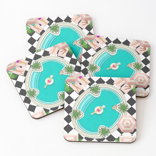 Item preview, Pink and Black Pool designed and sold by jenbucheli.