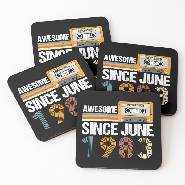 Item preview, Awesome Since June 1983 | 39th birthday | vintage June 1983 designed and sold by AMINE  ★★★★★.