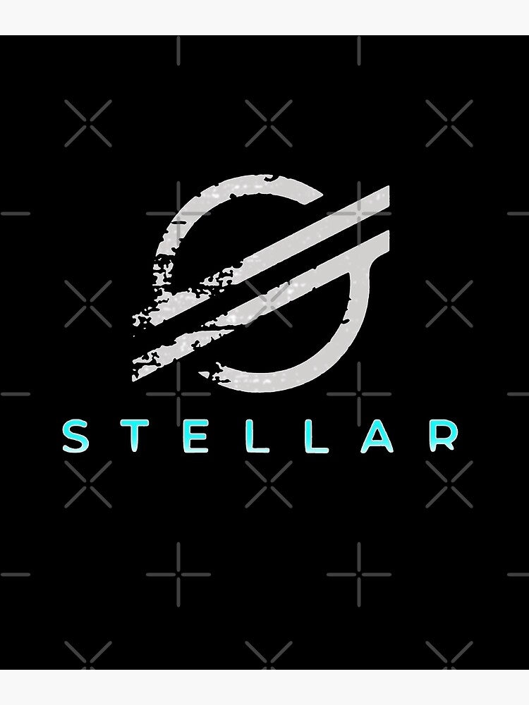 Disover Stellar - XLM - Cryptocurrency Premium Matte Vertical Poster