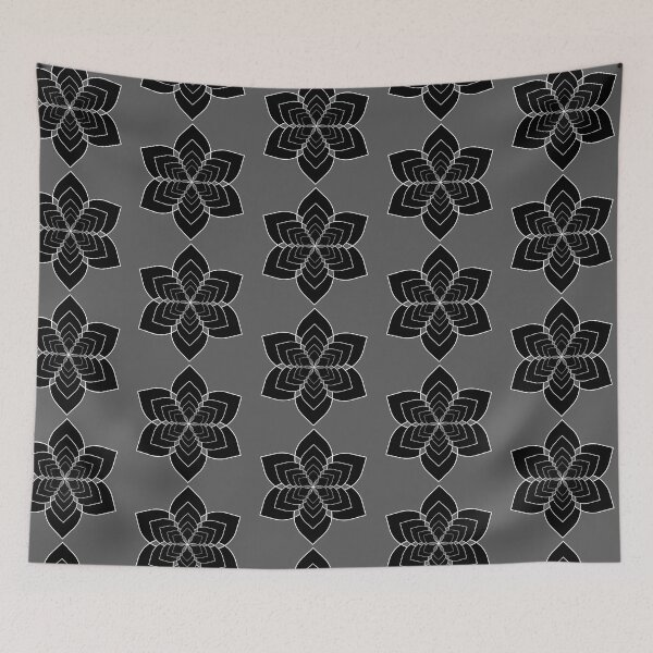 Item preview, Dark flower pattern designed and sold by Colorfulandfun.