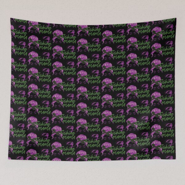 Item preview, Mamá de pesca de moño desordenado designed and sold by Rally-Girl.
