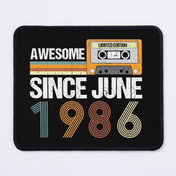 Item preview, Awesome Since June 1986 | 36th birthday | vintage June 1986 designed and sold by AMINE  ★★★★★.