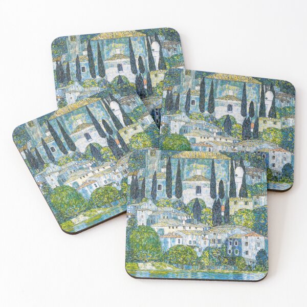 Item preview, Kirche in Cassone - Gustav Klimt Art Prints designed and sold by TheSoulOfArt.