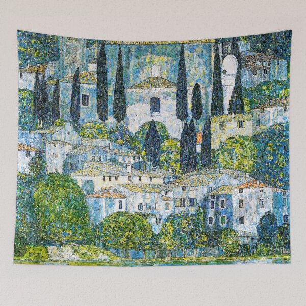 Item preview, Kirche in Cassone - Gustav Klimt Art Prints designed and sold by TheSoulOfArt.