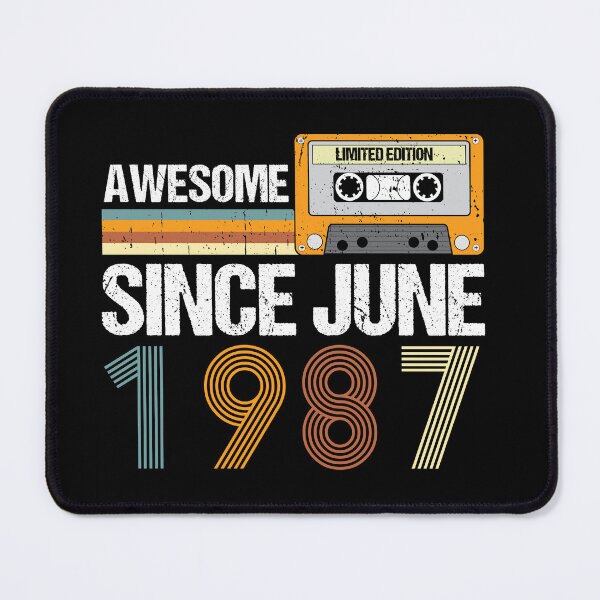 Item preview, Awesome Since June 1987 | 35th birthday | vintage June 1987 designed and sold by AMINE ★★★★★.
