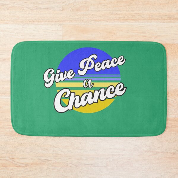 Item preview, Give Peace a Chance, Blue Yellow Retro Peace Maker designed and sold by DiensDesign.