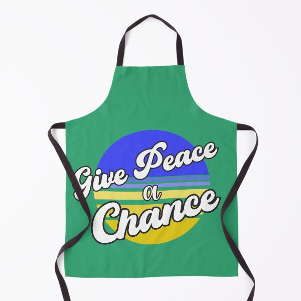 Item preview, Give Peace a Chance, Blue Yellow Retro Peace Maker designed and sold by DiensDesign.