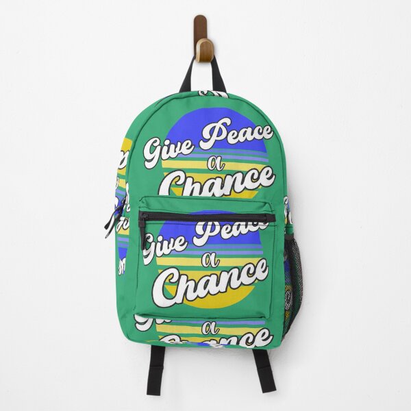 Item preview, Give Peace a Chance, Blue Yellow Retro Peace Maker designed and sold by DiensDesign.