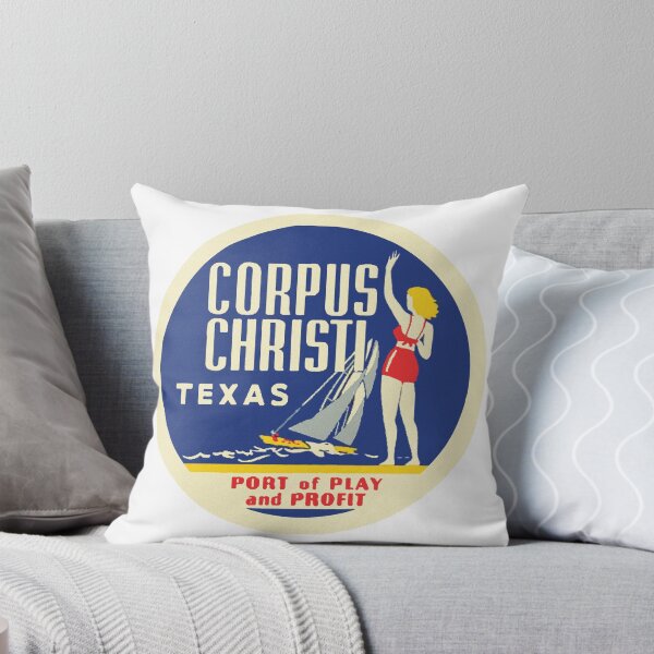 Item preview, Corpus Christi Texas Vintage Travel Decal designed and sold by hilda74.