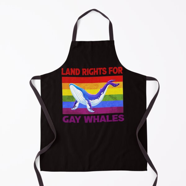 Item preview, Land Rights For Gay Whales designed and sold by FutureIsRetro.