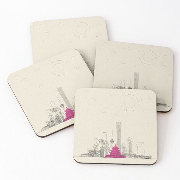 Item preview, Abstract City Posters: Beijing, China designed and sold by A Deniz Akerman.