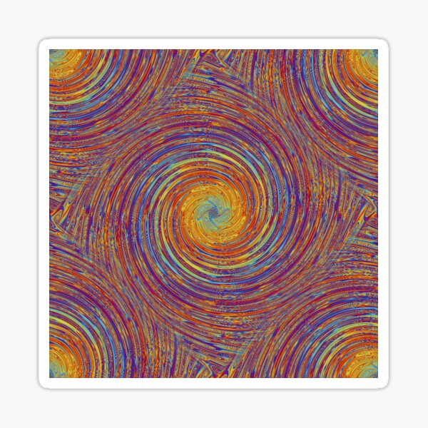 183_mandala_kaleidoscope2_curlicue_ twirl_seamless_ tiling_pspst Sticker