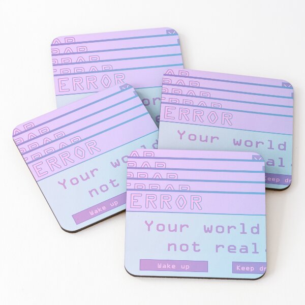 Item preview, Error: Your world is not real designed and sold by MyzoDraws.