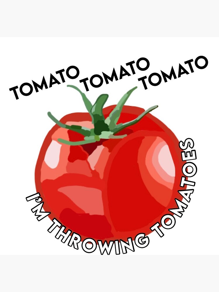 "Tomato TikTok Sound" Sticker by vanillaoatmelk Redbubble