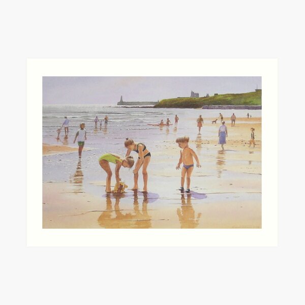 Summer at Tynemouth Art Print