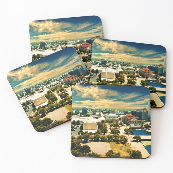 Item preview, Stockton, California, downtown panorama  designed and sold by NickoPrints.