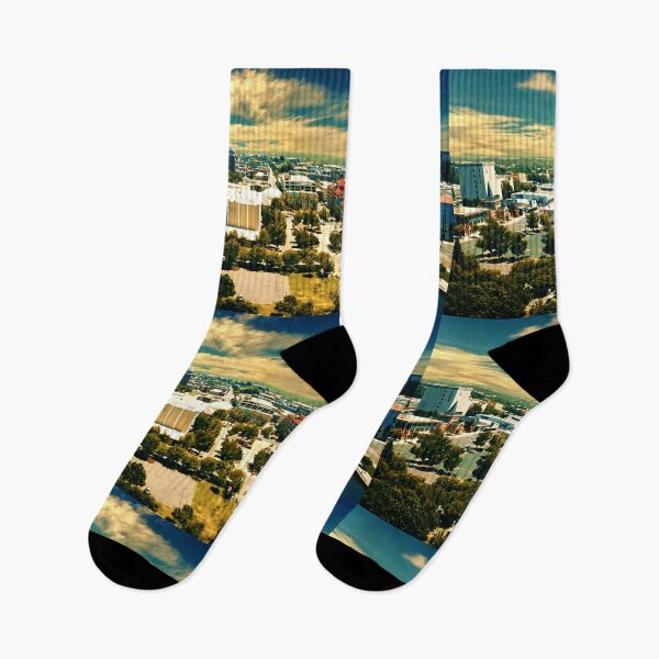 Item preview, Stockton, California, downtown panorama  designed and sold by NickoPrints.