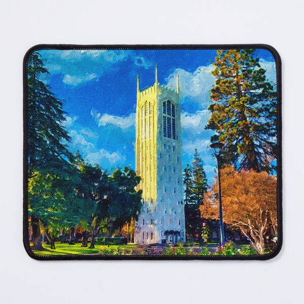 Item preview, Burns Tower of the University of the Pacific in Stockton, California designed and sold by NickoPrints.