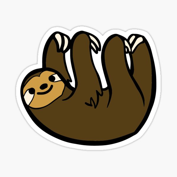 Sloth Be Hanging Sticker