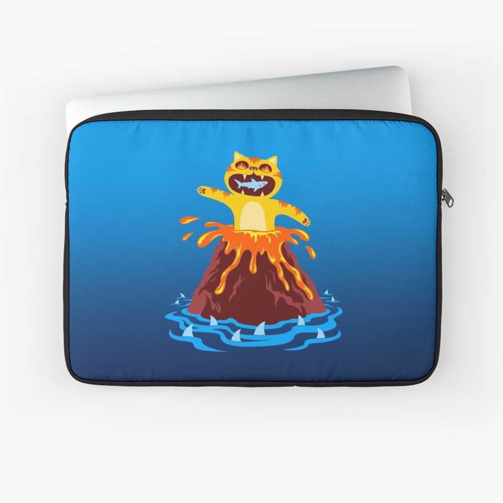 Volcano Cat Laptop Sleeve