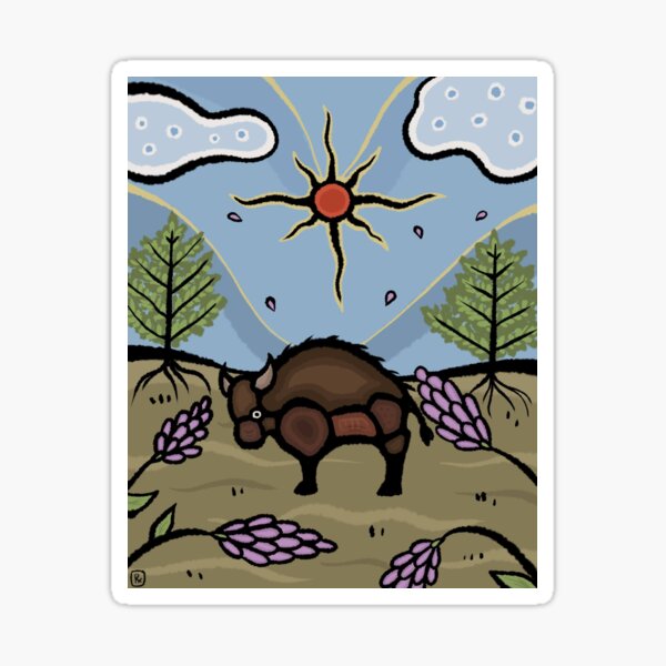 Item preview, Lone Bison designed and sold by SouthWingDesign.