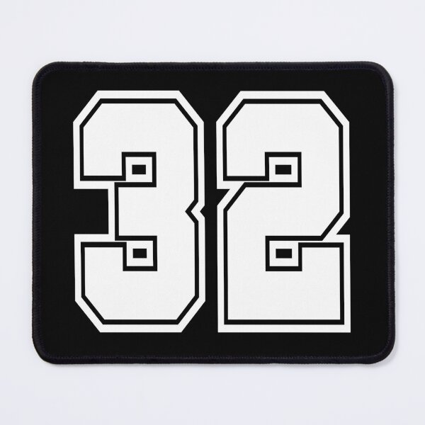 Item preview, 32 shirt number number college style designed and sold by GeogDesigns.