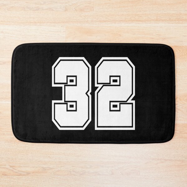 Item preview, 32 shirt number number college style designed and sold by GeogDesigns.