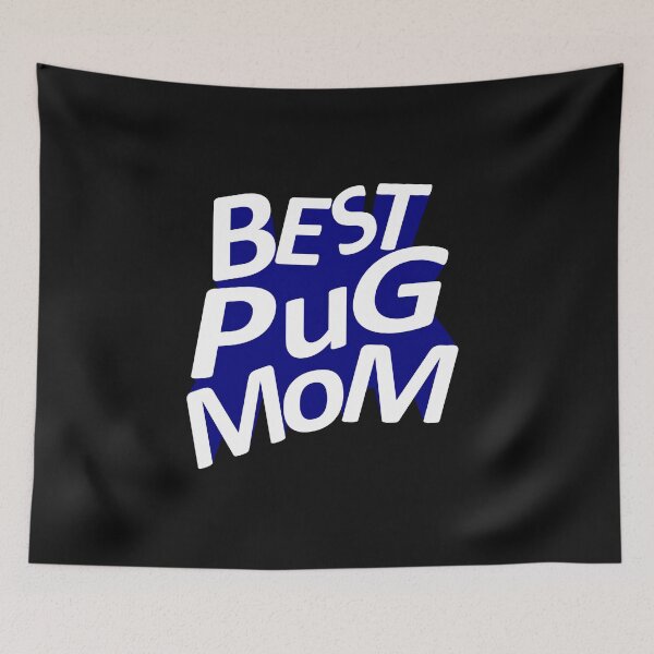Item preview, Best Pug Mom 3D Text designed and sold by Pugstuff.
