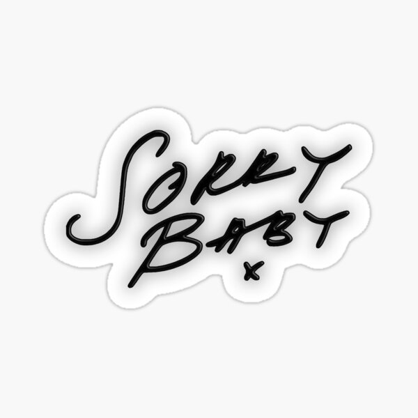 Item preview, Copia de Copia de Sorry Baby x Killing Eve Typography designed and sold by TheFandomSource.