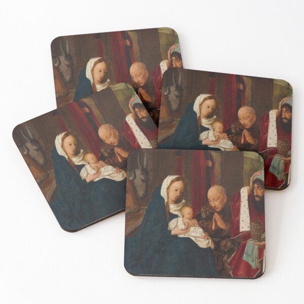 Item preview, The Magi visiting the Virgin Mary and Child Jesus Christ - Nativity designed and sold by Shalone Cason.